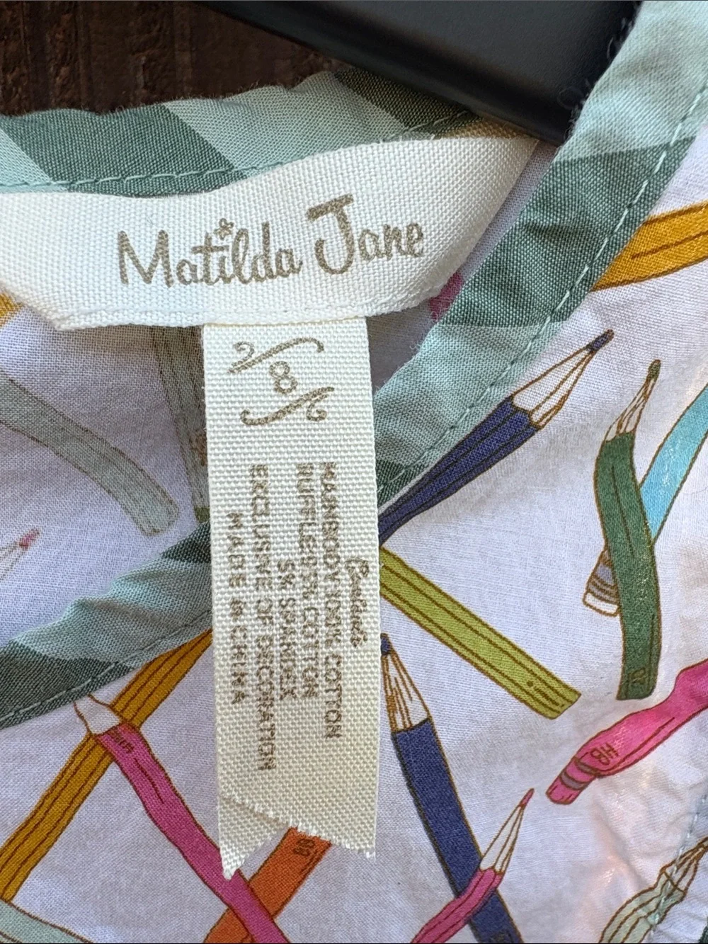 Matilda Jane Floral top in Purple, Pink, Yellow and Mint